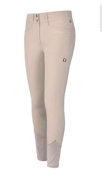 Kingsland Classic Collection Women's KLkadi Knee Grip Breeches - Beige / Size EU 32 (US 22) NEW