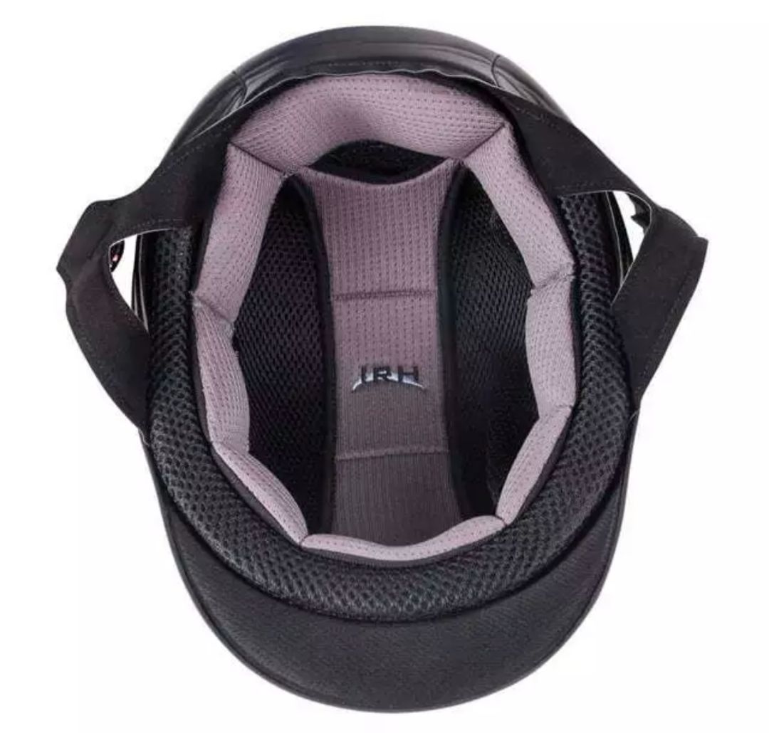 IRH IR4G Matte Helmet with Gloss Vent, Navy Blue Size Medium
