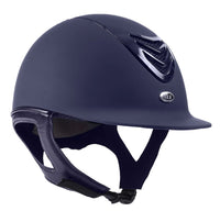 IRH IR4G Matte Helmet with Gloss Vent, Navy Blue Size Medium