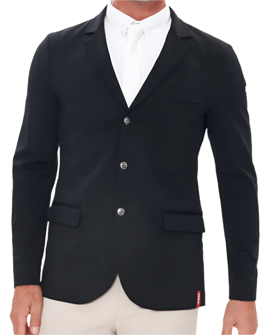 Animo Mens Ikko Competition Show Coat Jacket - Black / Size IT 44