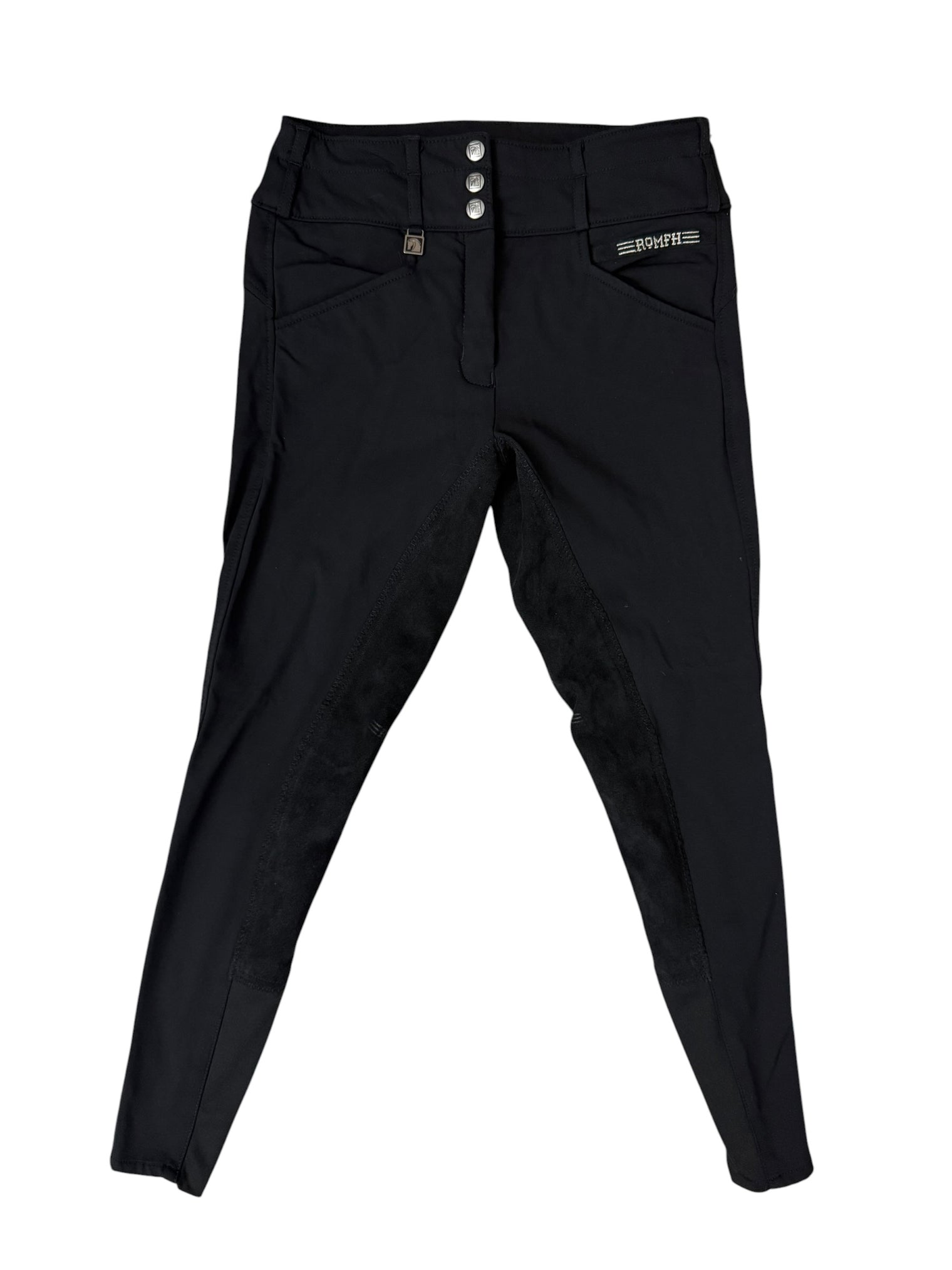 ROMFH Evelyn Euro Full Seat Ladies Breech - Black / Size US 26 R