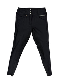ROMFH Evelyn Euro Full Seat Ladies Breech - Black / Size US 26 R