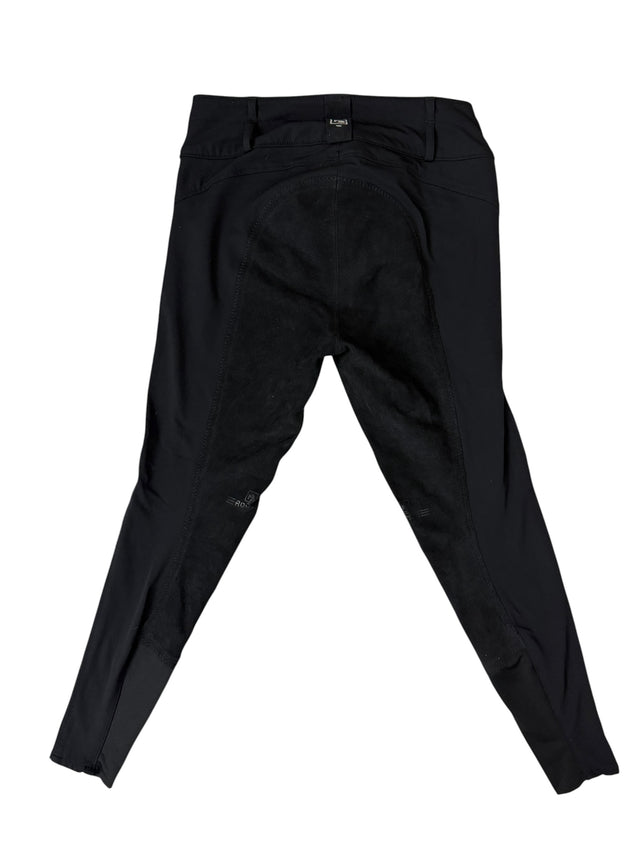 ROMFH Evelyn Euro Full Seat Ladies Breech - Black / Size US 26 R