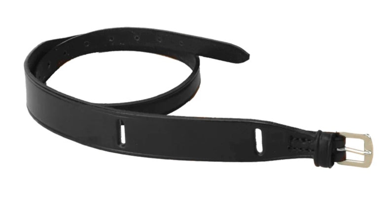 HK Americana Leather Garter Straps - Black / Size Large NEW