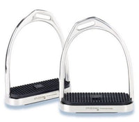 Stubben Stainless Steel Fillis Offset Stirrups 4.75