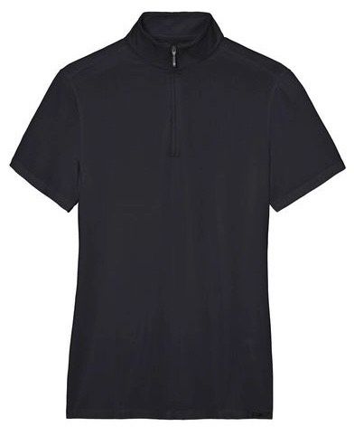 Dover Saddlery CoolBlast 100 Ladies Short Sleeve Shirt Black, XL