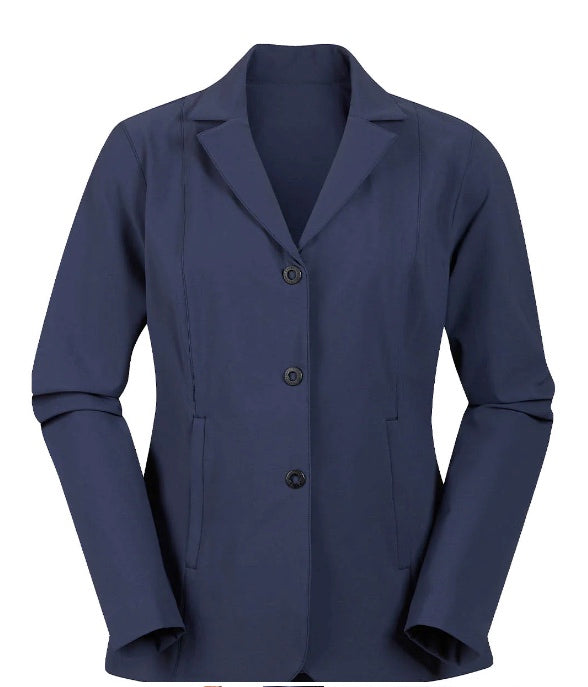Kerrits Women's Stretch Competitor Show Coat - 3 Snap Navy Blue Size Small / Petite