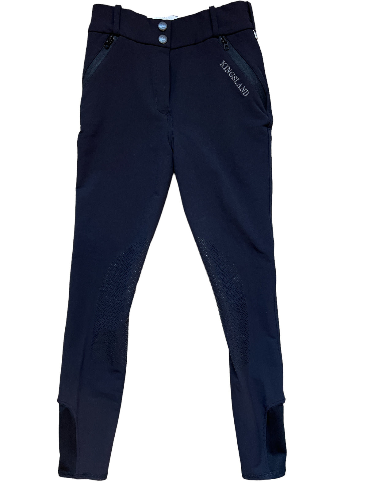 Kingsland Kadi Knee Grip, High Rise Breeches, Black Size 34 / US 4 New with Tags