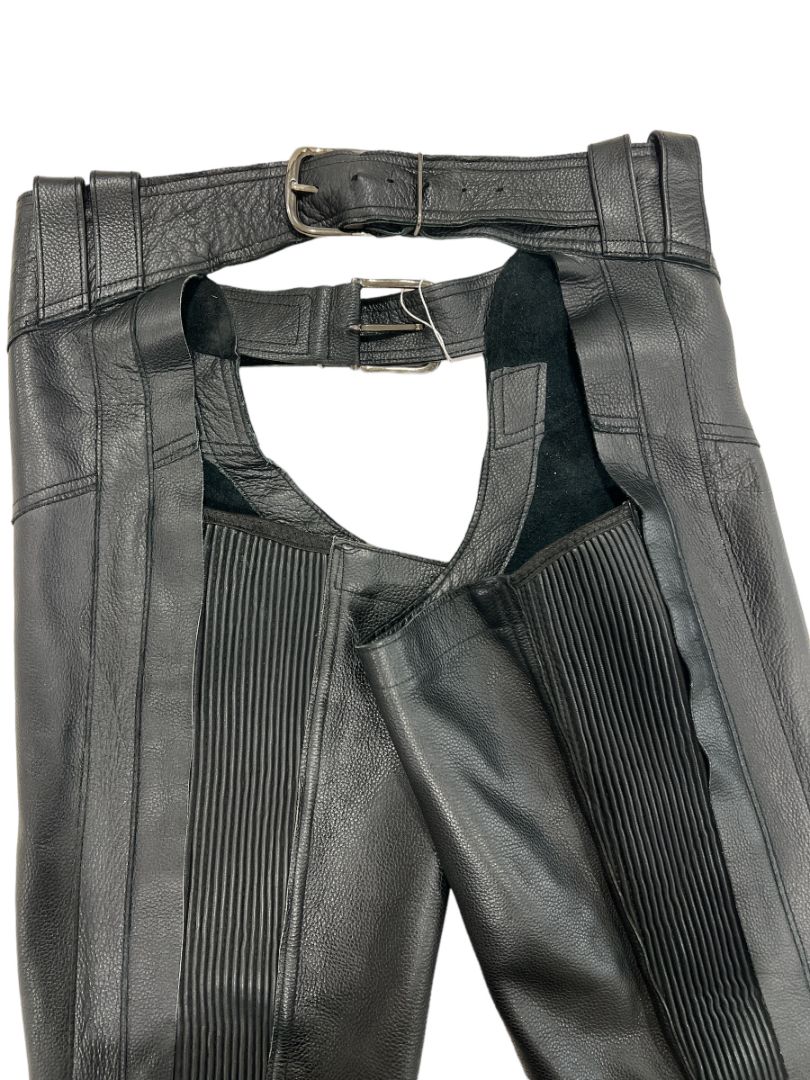Horze Blake Leather Full Chaps Black - M
