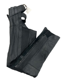 Horze Blake Leather Full Chaps Black - M