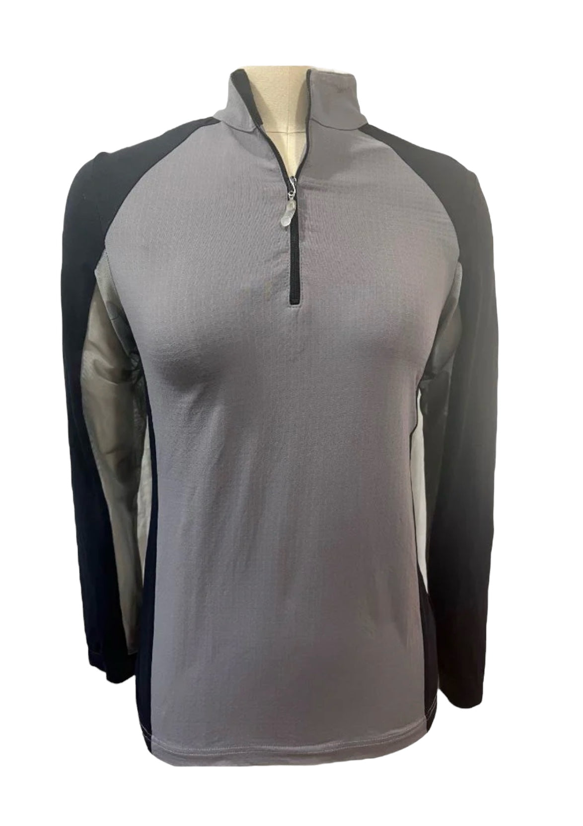EIS Longsleeve Sunshirt - Black and Grey / Size Small