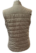 tan puffer vest