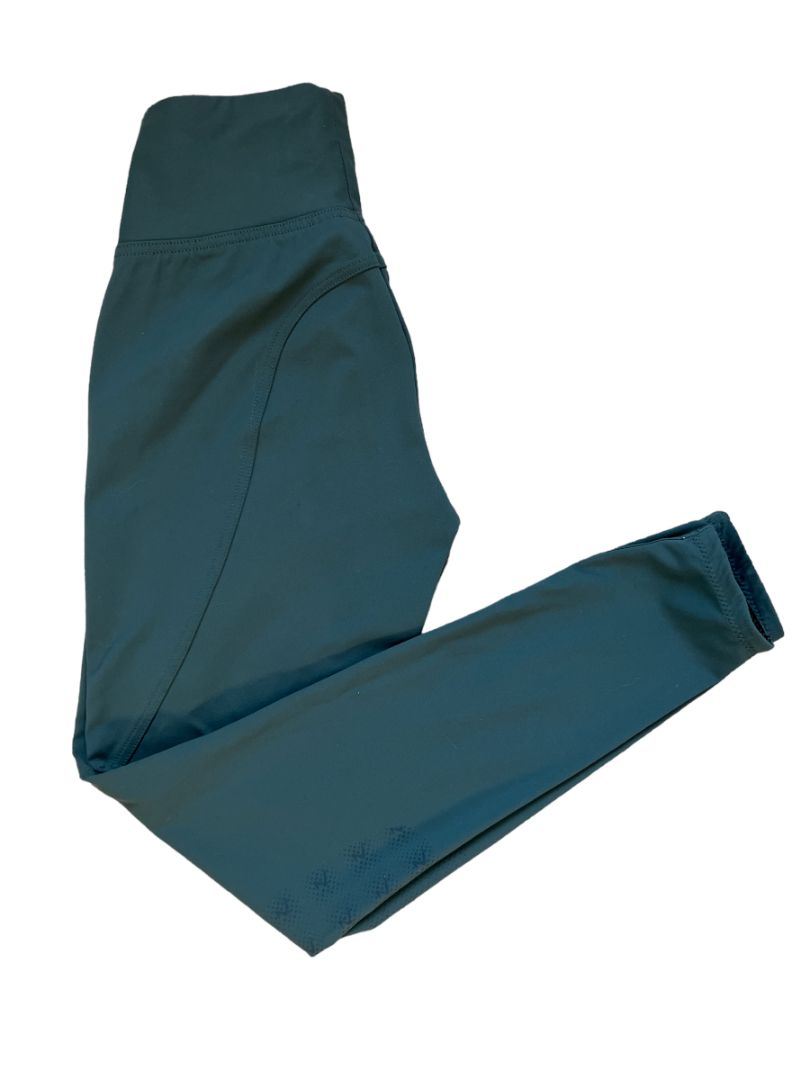 Horze Juliet Women's Hyper Flex Knee Grip Tights Midnight Green size US 26