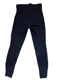TuffRider Women's Ribb Knee Patch Breech Black / Size 24 US