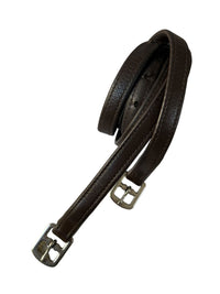 Pro Trainer Softy Nylon Lined Stirrup Leathers 42" Brown