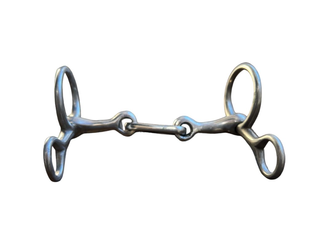 Baucher Bit with French Link 5" Stainles Steel