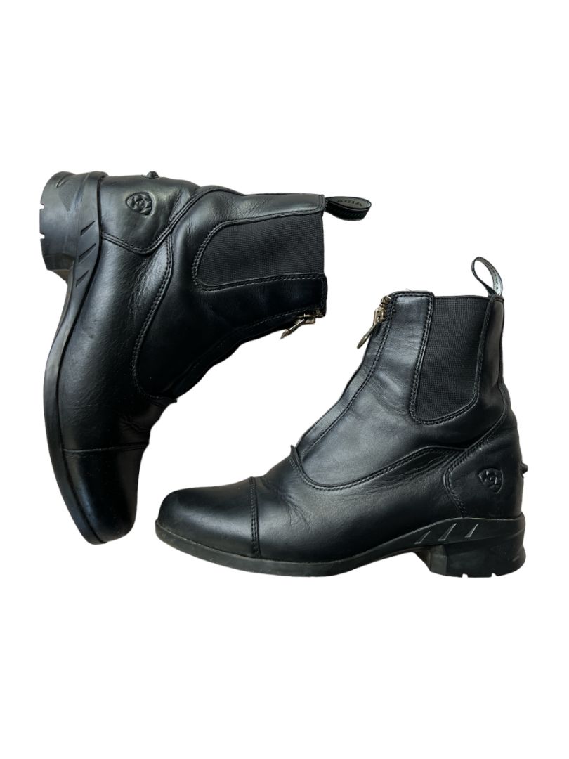 Ariat Women's Heritage IV Zip Paddock Boot Black Size US 6
