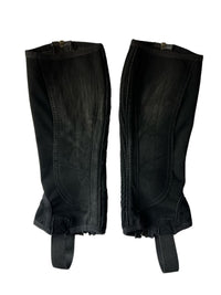 Dublin Children's Easy-Care II Half Chaps - Black Size Medium