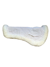 Sheepskin Wither Relief Half Pad - White (unpadded)