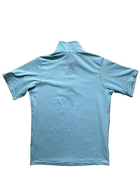 Kerrits Kids IceFil Short Sleeve Solid Shirt - Light Blue / Size Medium Youth