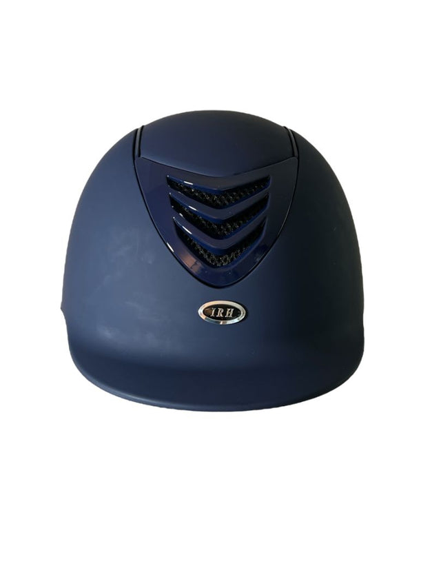 IRH IR4G Matte Helmet with Gloss Vent, Navy Blue Size Medium