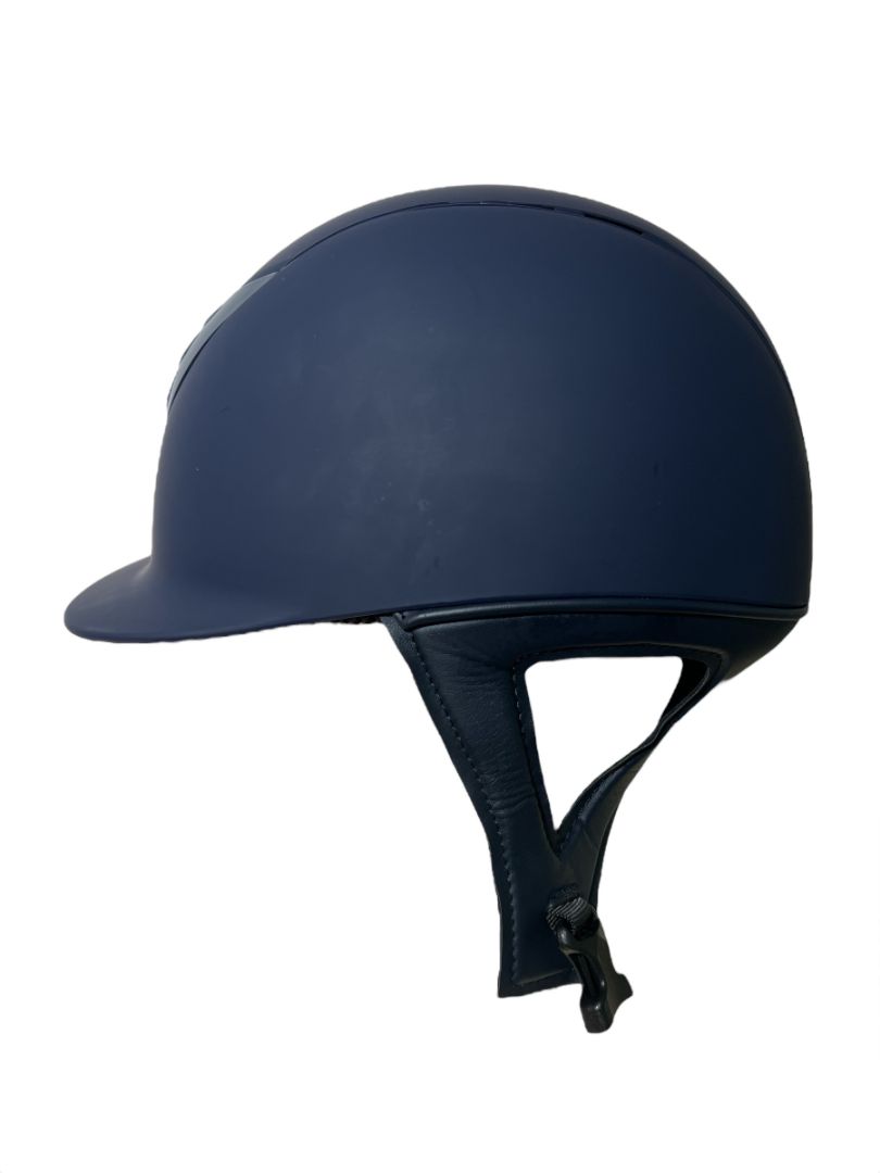 IRH IR4G Matte Helmet with Gloss Vent, Navy Blue Size Medium