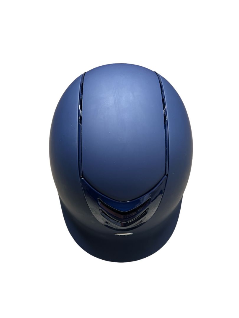 IRH IR4G Matte Helmet with Gloss Vent, Navy Blue Size Medium