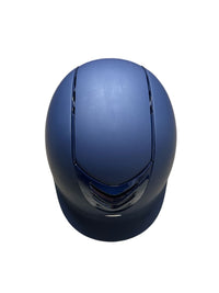 IRH IR4G Matte Helmet with Gloss Vent, Navy Blue Size Medium