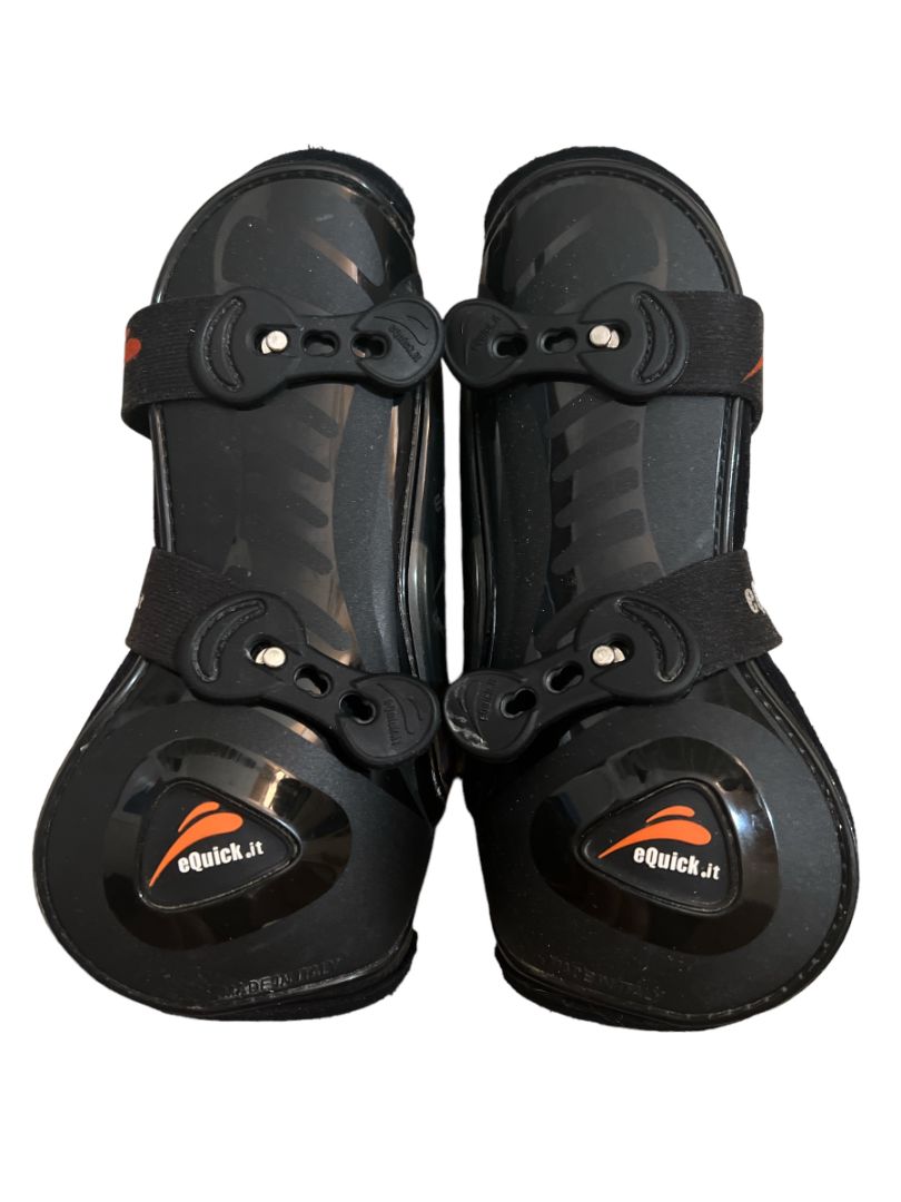 eQuick eShock Legend Front Boots - Black, Large