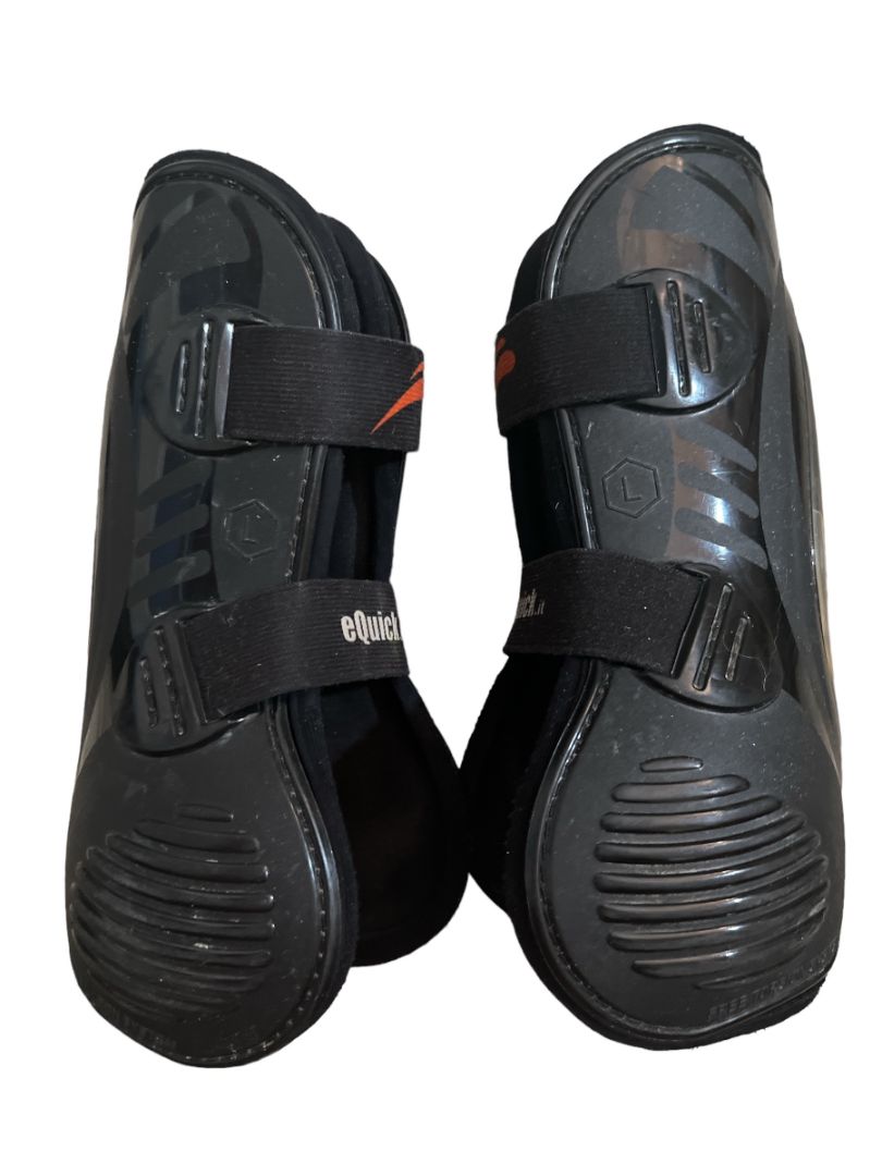 eQuick eShock Legend Front Boots - Black, Large