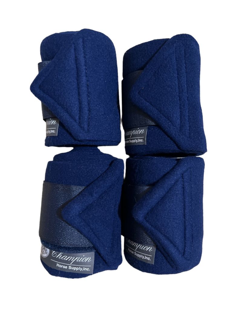 Champion Fleece Polo Wraps (4) Blue / Pony Size