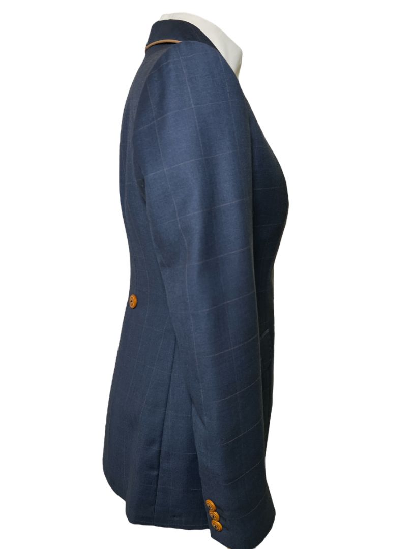 Alessandro Albanese Women's Navy Hunt Wool Show Coat - Blue / Size IT 38