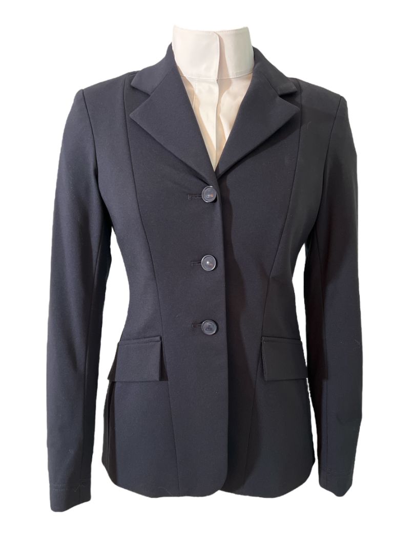 Grand Prix EQJ Classic Sport Show Coat - Navy / Size US 2 (GP Size 8R)   NEW