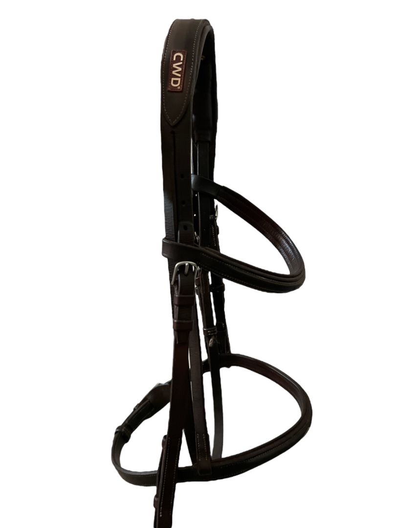 CWD Bridle Raised Noseband Fancy Stitch - Size 1
