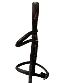 CWD Bridle Raised Noseband Fancy Stitch - Size 1