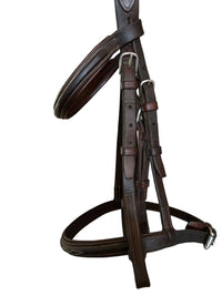 CWD Bridle Raised Noseband Fancy Stitch - Size 1