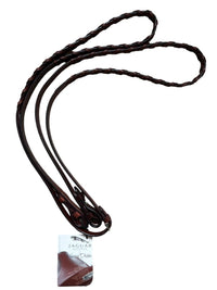 Jaguar Equestrian by Harry Dabbs Flat Laced Leather Reins - New, Full Size