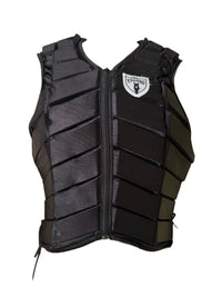 Tipperary Eventer Safety Vest Black  / Size XS