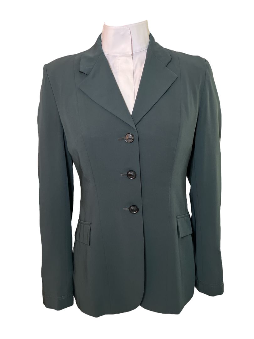 Grand Prix Women's Hunter Green Show Coat - Size 12R Slim (6)