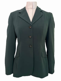 Grand Prix Women's Hunter Green Show Coat - Size 12R Slim (6)