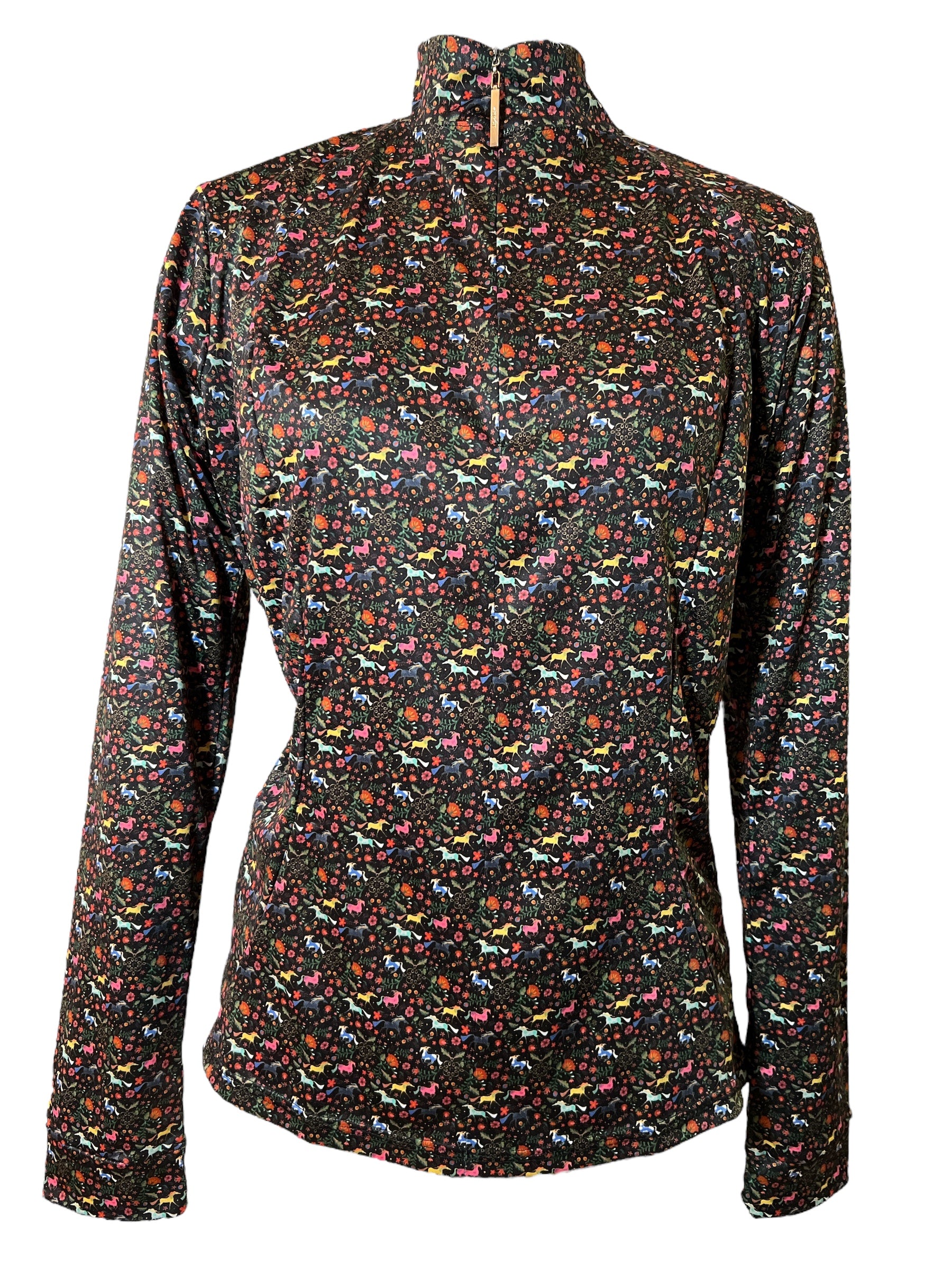 Espoir Black Joie Quarter Zip, Sun Shirt Long Sleeves - Size XL NEW