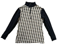 EIS Girls Long Sleeve Sun Shirt Horse Print / Size Youth Medium
