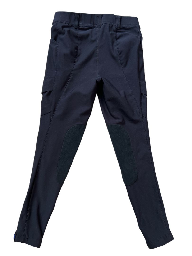 Irideon Kids' Issential Cargo Knee Patch Tights - Navy / Size Youth Medium