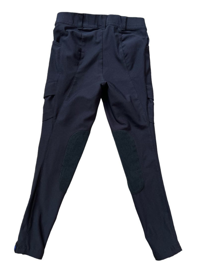 Irideon Kids' Issential Cargo Knee Patch Tights - Navy / Size Youth Medium