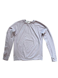 Athleta Girl Power Up Seamless Long Sleeve Shirt - Lilac /Size Youth Medium