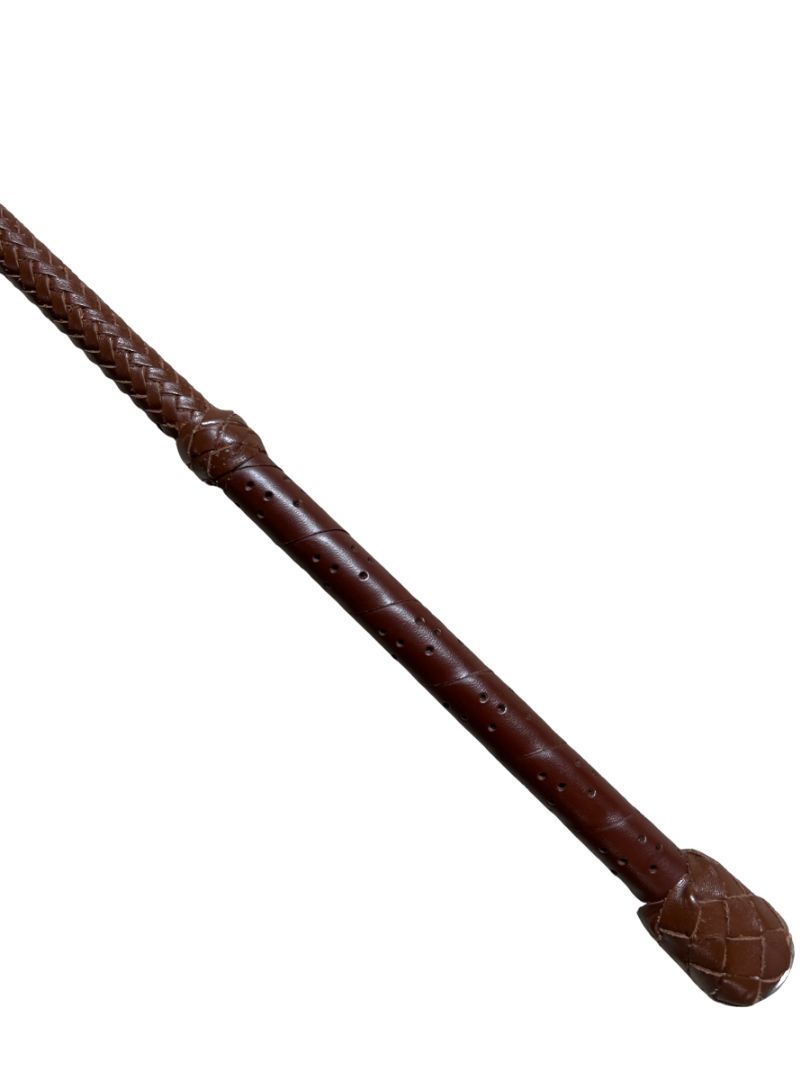 Beval Plaited Riding Crop 20" Brown