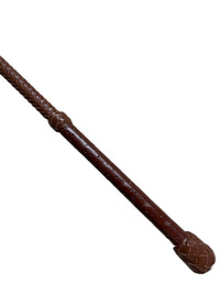 Beval Plaited Riding Crop 20" Brown