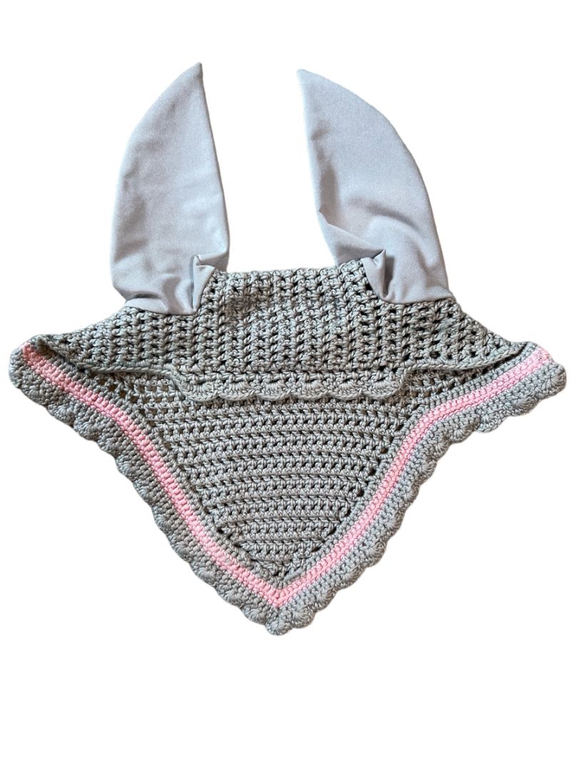 Talisman Custom Bonnet - Horse Size / Light Grey Pink