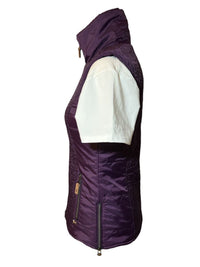 Lauria Garelli Women's Fleece Lined Vest - Size Small / Purple