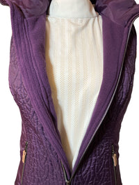 Lauria Garelli Women's Fleece Lined Vest - Size Small / Purple